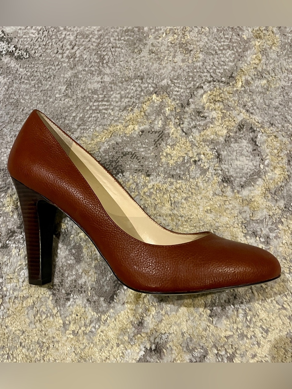 🤎 Lauren Ralph Lauren - Brown Leather High Heel Pump 🤎